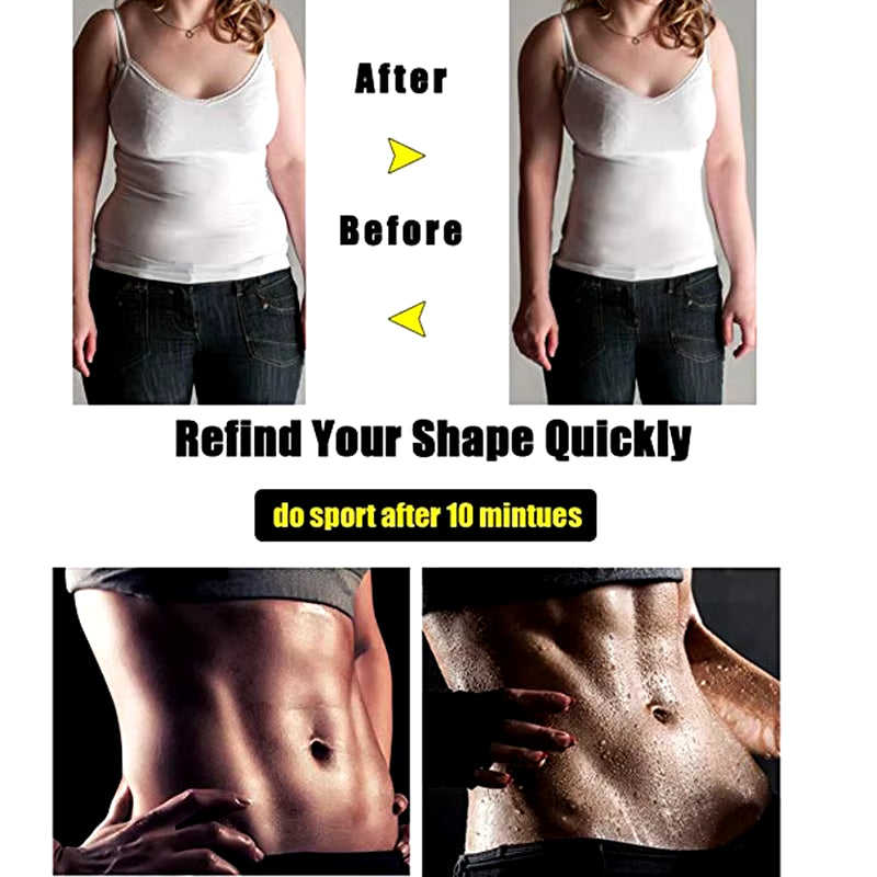 New Sauna Waist Trainer Corset Sports Abdomen Belt Thigh Shapers Forming Workout Fitness Tummy Control Strap Slimming